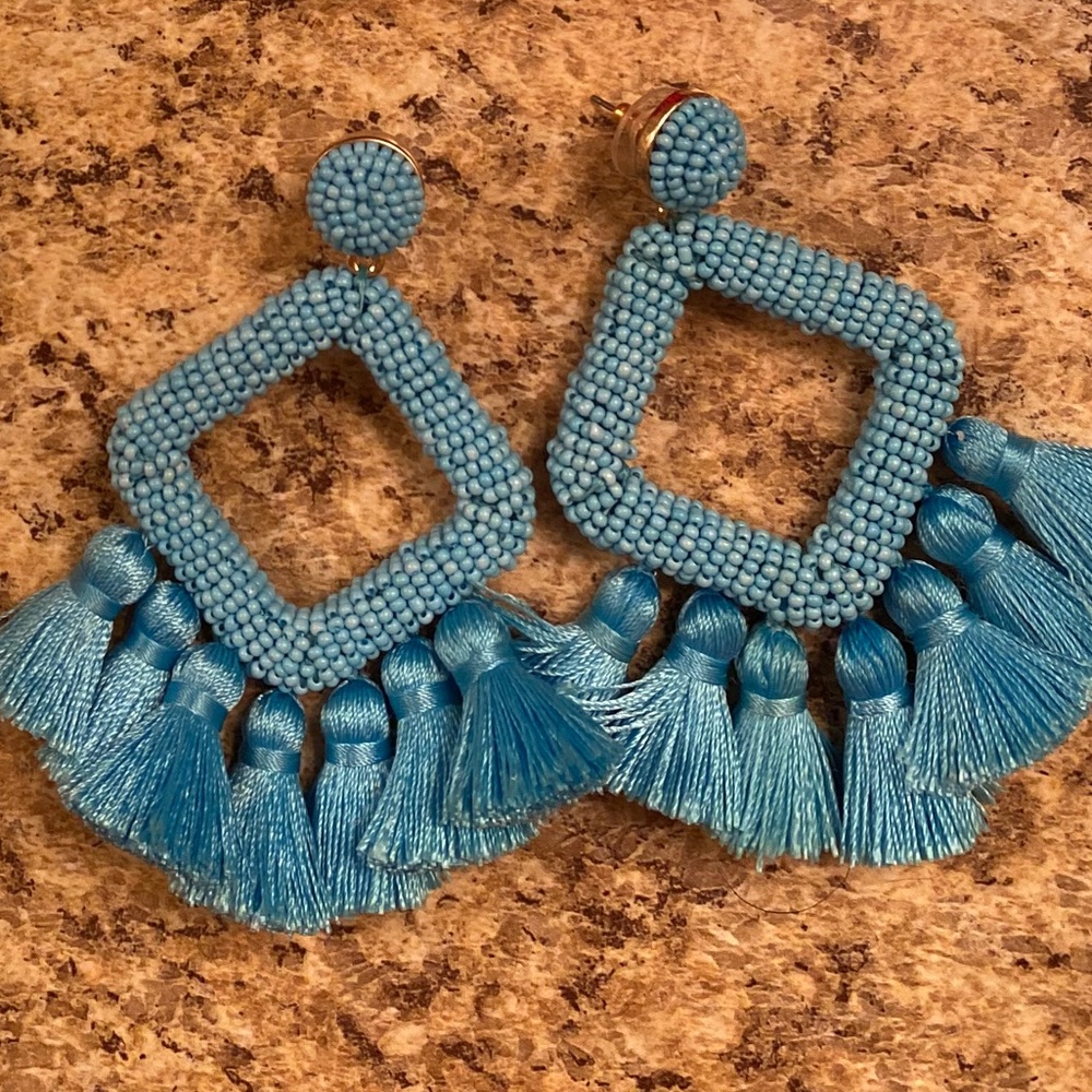 Blue earrings